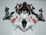 White, Black and Red Coca Cola Fairing Kit for a 2004, 2005 & 2006 Yamaha YZF-R1 motorcycle