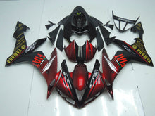 Candy Red and Black FIAT Fairing Kit for a 2007 & 2008 Yamaha YZF-R1 motorcycle