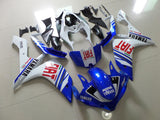 Blue, White, Red and Black FIAT Fairing Kit for a 2007 & 2008 Yamaha YZF-R1 motorcycle