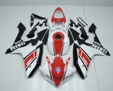 Red, White and Black Fairing Kit for a 2007 & 2008 Yamaha YZF-R1 motorcycle