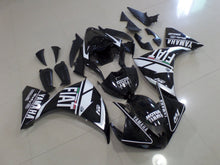 White and Black FIAT Fairing Kit for a 2009, 2010 & 2011 Yamaha YZF-R1 motorcycle