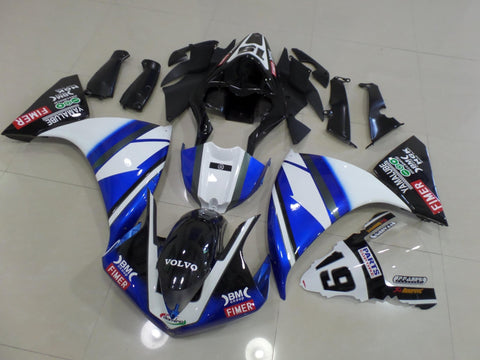 Yamaha YZF-R1 (2012-2014) Blue, White, Black & Silver Fairings