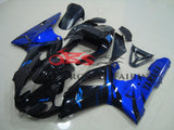 Yamaha YZF-R1 (2000-2001) Black & Blue Flame Fairings
