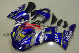 Blue and White #46 Fairing Kit for a 2000 & 2001 Yamaha YZF-R1 motorcycle