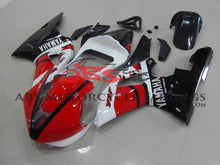 Yamaha R1 Race Fairings (2000-2001) Red, White, Black Race at KingsMotorcycleFairings.com