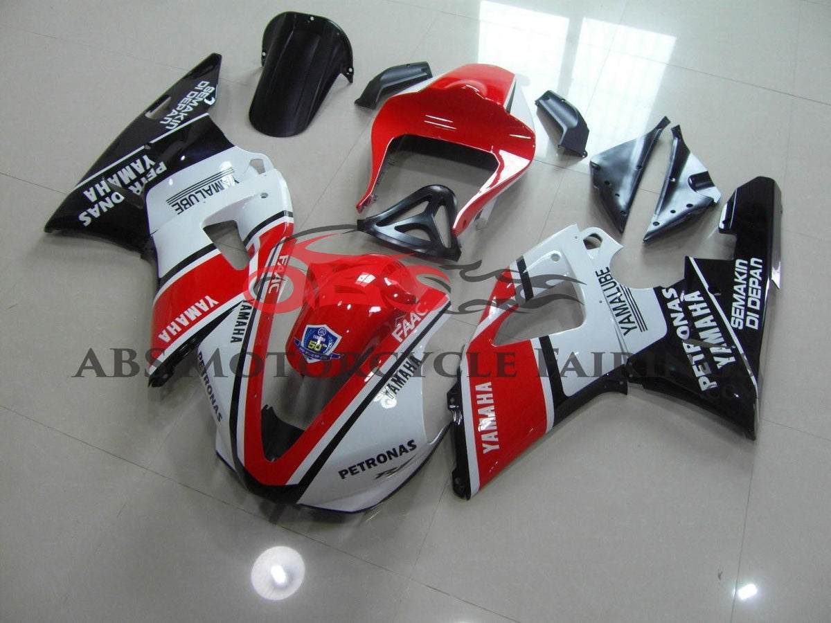 Yamaha R1 Fairings 2000 2001 Red White Black Yamalube