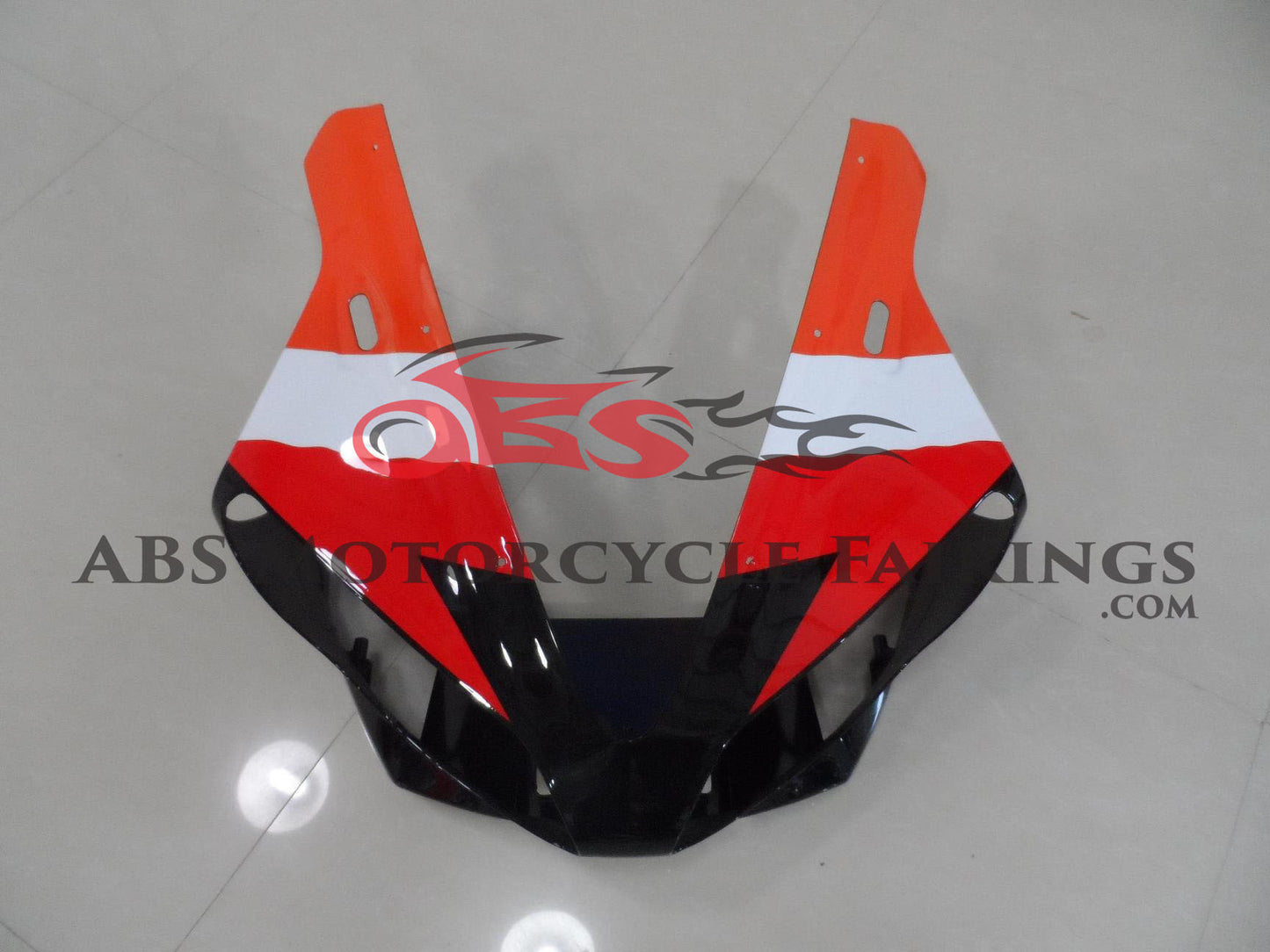 Orange, Red and Black Repsol Fairing Kit for a 2000 & 2001 Yamaha YZF-R1 motorcycle