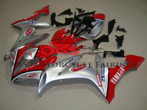 Yamaha YZF-R1 (2004-2006) Red & Silver Fortuna Fairings