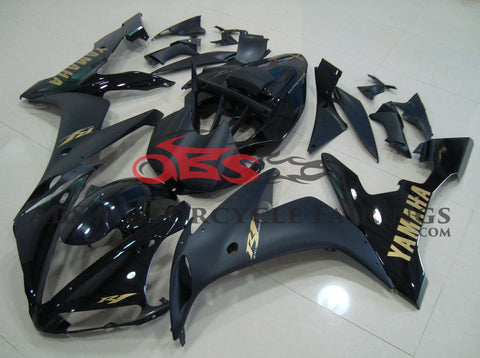 Yamaha YZF-R1 (2004-2006) Black, Matte Black & Gold Fairings at KingsMotorcycleFairings.com