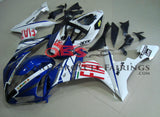 Blue, White & Red FIAT Fairing Kit for a 2004, 2005 & 2006 Yamaha YZF-R1 motorcycle