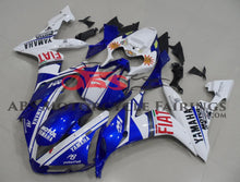Yamaha YZF-R1 Fairings (2004-2006) Blue, White Fiat at KingsMotorcycleFairings.com