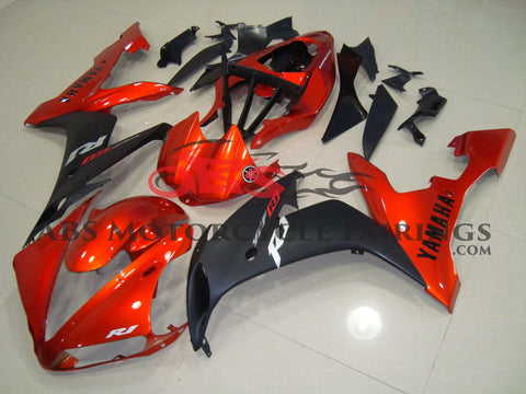 Yamaha YZF-R1 (2004-2006) Orange & Matte Black Fairings