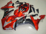 Orange and Matte Black Fairing Kit for a 2004, 2005 & 2006 Yamaha YZF-R1 motorcycle