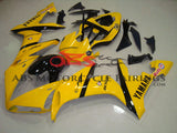 Yellow & Black Stripe Fairing Kit for a 2004, 2005 & 2006 Yamaha YZF-R1 motorcycle
