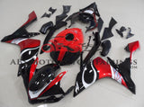 Black, Red and White Fairing Kit for a 2007 & 2008 Yamaha YZF-R1 motorcycle