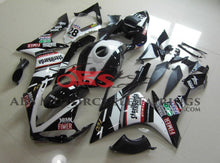 Yamaha YZF-R1 (2007-2008) Black & White Sterilgarda #28 Fairings