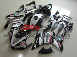 Yamaha YZF-R1 (2007-2008) Black & White Sterilgarda #28 Fairings