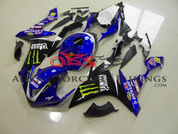 Monster Blue & Black 2007-2008 Yamaha YZF-R1