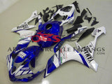 Blue and White DGS Fairing Kit for a 2007 & 2008 Yamaha YZF-R1 motorcycle