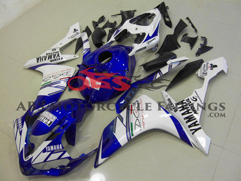 Yamaha YZF-R1 (2007-2008) Blue & White DGS Fairings