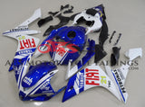 Blue, White and Red FIAT #21 Fairing Kit for a 2007 & 2008 Yamaha YZF-R1 motorcycle