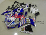Blue and White Sterilgarda #58 Fairing Kit for a 2007 & 2008 Yamaha YZF-R1 motorcycle