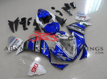 Yamaha YZF-R1 Fairings (2012-2014) Blue, White Fairings at KingsMotorcycleFairings.com