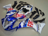 Blue, White and Red FIAT Fairing Kit for a 2012, 2013 & 2014 Yamaha YZF-R1 motorcycle