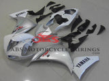 Yamaha YZF-R1 (2009-2011) White & Silver Fairings