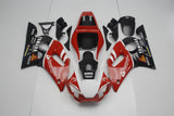 Red, White and Black Santander Fairing Kit for a 1998, 1999, 2000, 2001 & 2002 Yamaha YZF-R6 motorcycle