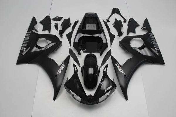 Yamaha YZF-R6 (2005) Black, Matte Black & Silver Fairings