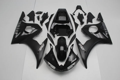 Yamaha YZF-R6 (2005) Black, Matte Black & Silver Fairings