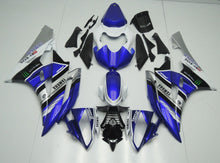Yamaha YZF-R6 (2006-2007) Blue, Silver, Black & White Eneos Fairings