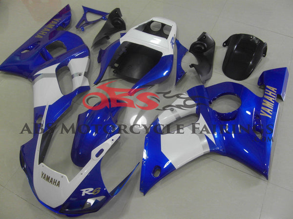 Yamaha YZF-R6 Fairings (1998-2002) Blue, White & Gold