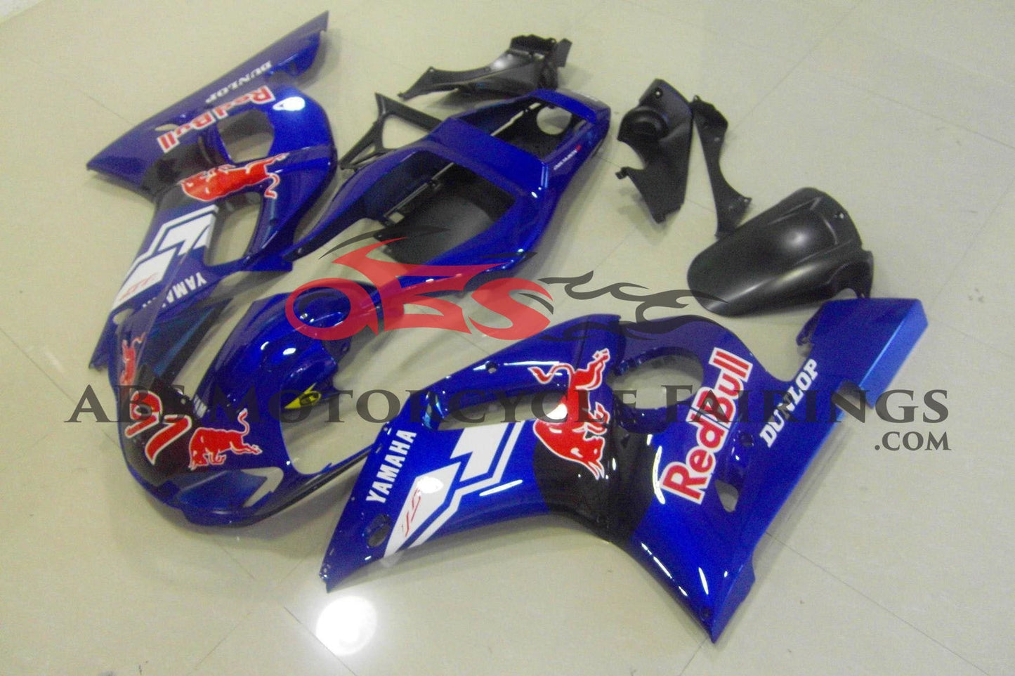 Yamaha YZF-R6 (1998-2002) Blue & Black, Red Bull #91 Fairings
