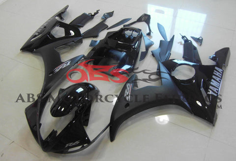 Yamaha YZF-R6 (2003-2004) Black & Matte Black Fairings
