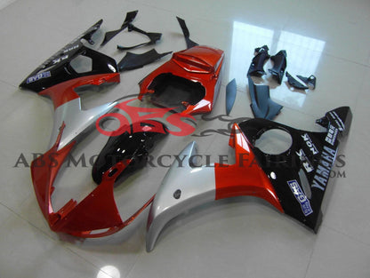 Yamaha YZF-R6 (2003-2004) Orange, Silver & Black Fairings