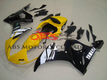 Yellow, Black and White Fairing Kit for a 2005 Yamaha YZF-R6 motorcycle