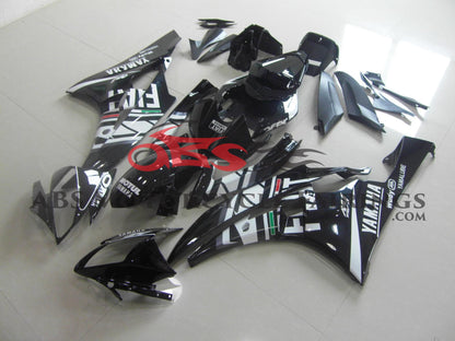 Yamaha YZF-R6 (2006-2007) Black & White FIAT Fairings