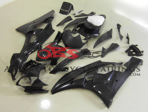 Black Fairing Kit for a 2006 & 2007 Yamaha YZF-R6 motorcycle