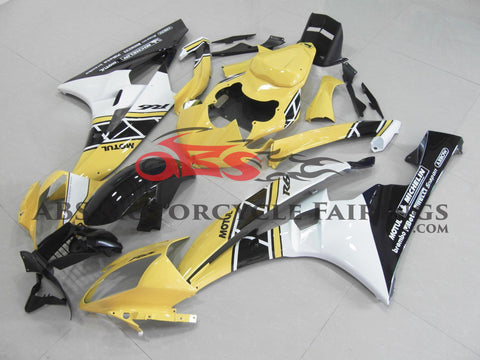 Yamaha YZF-R6 (2006-2007) Yellow, White & Black Fairings