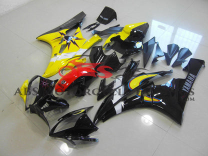 Yamaha YZF-R6 (2006-2007) Black, Yellow, Sun & Moon Fairings
