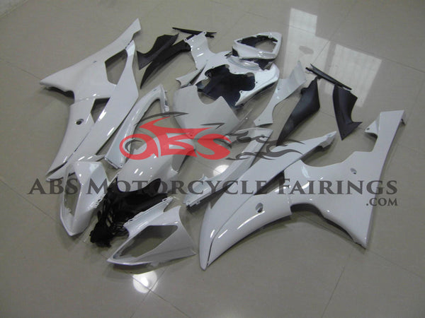 Pearl White without Decals 2008-2012 Yamaha YZF-R6