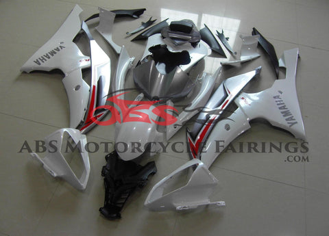 Yamaha YZF-R6 (2008-2016) White & Silver Fairings