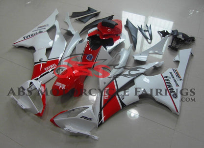 Yamaha YZF-R6 (2008-2016) White & Red Fairings