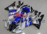 Blue, White and Black Eneos Fairing Kit for a 2008, 2009, 2010, 2011, 2012, 2013, 2014, 2015 & 2016 Yamaha YZF-R6 motorcycle