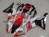 White, Red and Black Fairing Kit for a 2008, 2009, 2010, 2011, 2012, 2013, 2014, 2015 & 2016 Yamaha YZF-R6 motorcycle