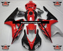 Red and Black Fairing Kit for a 2006 & 2007 Honda CBR1000RR motorcycle