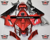 Red and Black Fairing Kit for a 2005 and 2006 Honda CBR600RR motorcycle