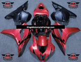 Red, Black and Matte Black Fairing Kit for a 2009, 2010, 2011 & 2012 Honda CBR600RR motorcycle